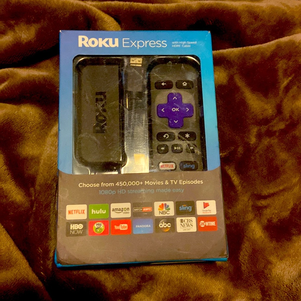 Brand new Roku remote and box